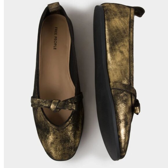 NEW Free People Free People Mania Bow Flats  Leather  upper and lining! 2511 3S2 - Picture 10 of 10